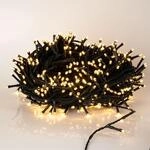Spetebo Lichterkette mit 600 LED warm wei&szlig; f&uuml;r den Innen- und Au&szlig;enbereich 