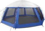vidaXL Poolzelt mit abnehmbarem &Uuml;berzelt Netzw&auml;nden Azurblau 612x612cm, Pooldach,