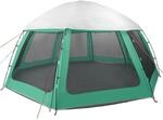 vidaXL Poolzelt mit abnehmbarem &Uuml;berzelt Netzw&auml;nden Meergr&uuml;n 510x510cm,...