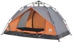 vidaXL Kuppel Campingzelt 3 Personen, Kuppelzelt mit Quick-Release-System, Wurfzelt