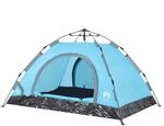 vidaXL Campingzelt 2 Personen, Kuppelzelt mit Quick-Release-System, Wurfzelt mit