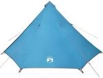vidaXL Tipi Familienzelt 8 Personen, Campingzelt mit 2 Aufbewahrungstaschen,