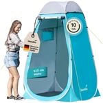 Skandika Camping Pop Up Duschzelt | Umkleidezelt mit 210 cm Stehh&ouml;he,