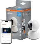 Osram SMART+ WiFi Kamera 360&deg; 4MP 2K QHD, Schwenk-Neige, Nachtsicht 7m,