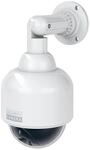 BASI | Dome Kamera-Attrappe mit blinkendem LED-Licht | Dummy Kamera 