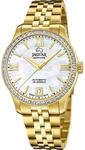 JAGUAR Swiss Made Uhr Automatik Damen aus Edelstahl 316L Goldfarben | Analog,