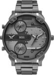 Diesel Herren Analog Quarz Uhr mit Edelstahl Armband DZ7487