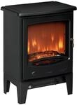 HOMCOM Elektrokamin mit Heizung LED Flammeneffekt 900/1800 W Schwarz