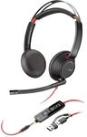 Poly Blackwire 5220 schnurgebundenes Headset, Flexibler Mikrofonarm mit Noise