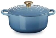 Le Creuset Signature Gusseisen-Br&auml;ter mit Deckel, &Oslash; 20 cm, Rund, F&uuml;r alle