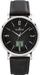 DUGENA Herren-Armbanduhr 4460844 Mondo, Funk, Quarz, schwarzes Zifferblatt,