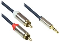 Good Connections GC-M0060 Audio Anschlusskabel High-Quality 3,5 mm, Klinkenstecker