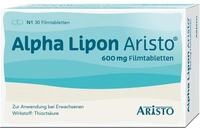 Alpha Lipon Aristo 600 mg 30 St&uuml;ck von Aristo Pharma &ndash; Filmtabletten mit