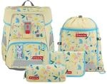 Step by Step Schulranzen-Set Space &bdquo;Cat Lilly 5-teilig, gelb, Katzen-Design,
