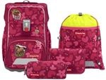 Step by Step Giant Schulranzen-Set &bdquo;Wild Horse Nora, 5-teilig, rot, ergonomischer