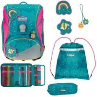 SCOUT Schulranzen Alpha Set 4-teilig Happy Confetti petrol