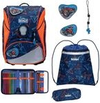SCOUT Schulranzen Alpha Set 4-teilig Offroad dunkelblau