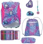 SCOUT Schulranzen Alpha Set 4-teilig Pony Love flieder