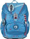 DerDieDas Schulranzen ErgoFlex Light Superflash Set 6-teilig Blue Ice blau