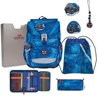 DerDieDas ErgoFlex Superlight Schulranzenset 5-teilig Turbo Speed blau