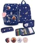Belmil Premium Comfy Plus ergonomisches Schulranzen Set 5 - teilig, f&uuml;r kleine