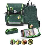 Belmil Premium Compact Plus ergonomisches Schulranzen Set 5 - teilig, AGR, Brustgurt,
