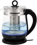 ADLER EUROPE AD 1299 Glas-Wasserkocher, 1,5L, LED-Beleuchtung,...