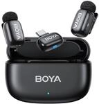 BOYA MINI Mikrofon Handy (2 Sender + 1 USB-C Empf&auml;nger + Ladeschale), 5g