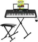 Classic Cantabile CPK-203 Keyboard Deluxe Set - 61 Tasten mit Anschlagdynamik -...