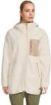 Fj&auml;llr&auml;ven Damen Vardag Pile Fleece Long Jacke, Chalk White, L