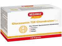 Megamax Glucosamin 750 mg + Chondroitin 120 - Gelenkkapseln hochdosiert +...