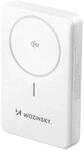 WOZINSKY Powerbank Externer Akku, magnetisch, 10.000 mAh, Wei&szlig;