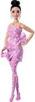 Barbie Deluxe Style-Puppe Nr. 11 in rosa Denim-Kleid mit aufgedruckten Sternen und