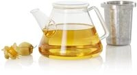 AdHoc TK49 Teekanne FUSION 1 Liter | Kanne aus hochwertigem Borosilikatglas mit...