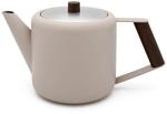 Bredemeijer doppelwandige Retro Teekanne 1.1 Liter beige - isolierende Kanne aus