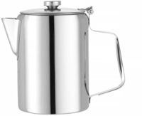 HENDI Kaffee-/Teekanne, mit Klappdeckel, Kaffeekanne, Mehrzweckkanne, Milchkanne,