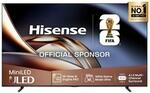 Hisense 100U8Q Mini LED Pro Smart TV, 100 Zoll, Hi-View IA PRO, 4.1.2 Mehrk Sound,