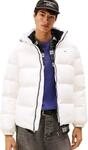 Tommy Jeans Herren Pufferjacke Essential Down Jacket Warm, Wei&szlig; (Ecru), L