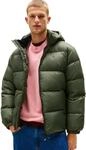 Tommy Jeans Herren Pufferjacke Essential Down Jacket Warm, Gr&uuml;n (Pewter...