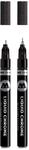 Molotow Liquid Chrome Marker 2er Set (Strichbreiten 1,0 und 2,0 mm, Metallic Stift