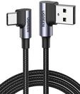 UGREEN USB C Ladekabel Winkel USB C Kabel gewinkelt Nylon USB auf USB C Kabel