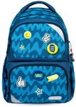 Belmil Maxi Pack ergonomischer Schulrucksack f&uuml;r Kinder mit Brustgurt und Patches