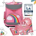 MUWO Kinder Schulranzen Set 5tlg. ergonomischer Leichter Schulrucksack mit