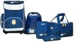 MUWO Kinder Schulranzen Set 5tlg. ergonomischer Leichter Schulrucksack mit