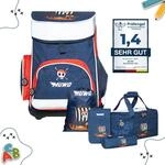 MUWO Kinder Schulranzen Set 5tlg. ergonomischer Leichter Schulrucksack mit