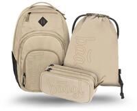 Baagl Schulrucksack Set 3 Teilig, Ergonomischer Gro&szlig;er Rucksack mit K&uuml;hlfach f&uuml;r