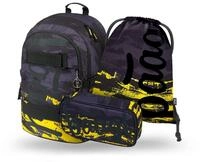 Baagl Schulrucksack Set Jungen 3 Teilig, Schultasche ab 3. Klasse, Grundschule Ranzen