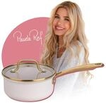 Fackelmann x Pamela Reif Kochtopf mit Stiel &Oslash; 16 cm &ndash; gepresstes Aluminium,