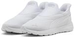 PUMA SOFTRIDE Cosmic SLIPTECH Unisex-Sneaker, Wei&szlig;/Kaltes Hellgrau, 4.5 UK