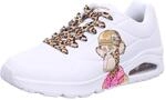 Skechers UNO - Dr. Bombay 251014-WHT, Men,Women Sneakers, White, 45 EU